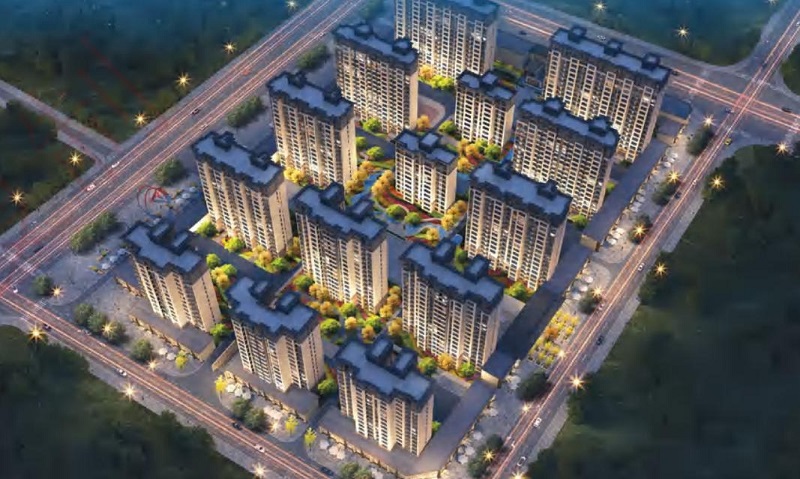 Aerial Viewof Raoyang Jixin Mingyuan Residential Project